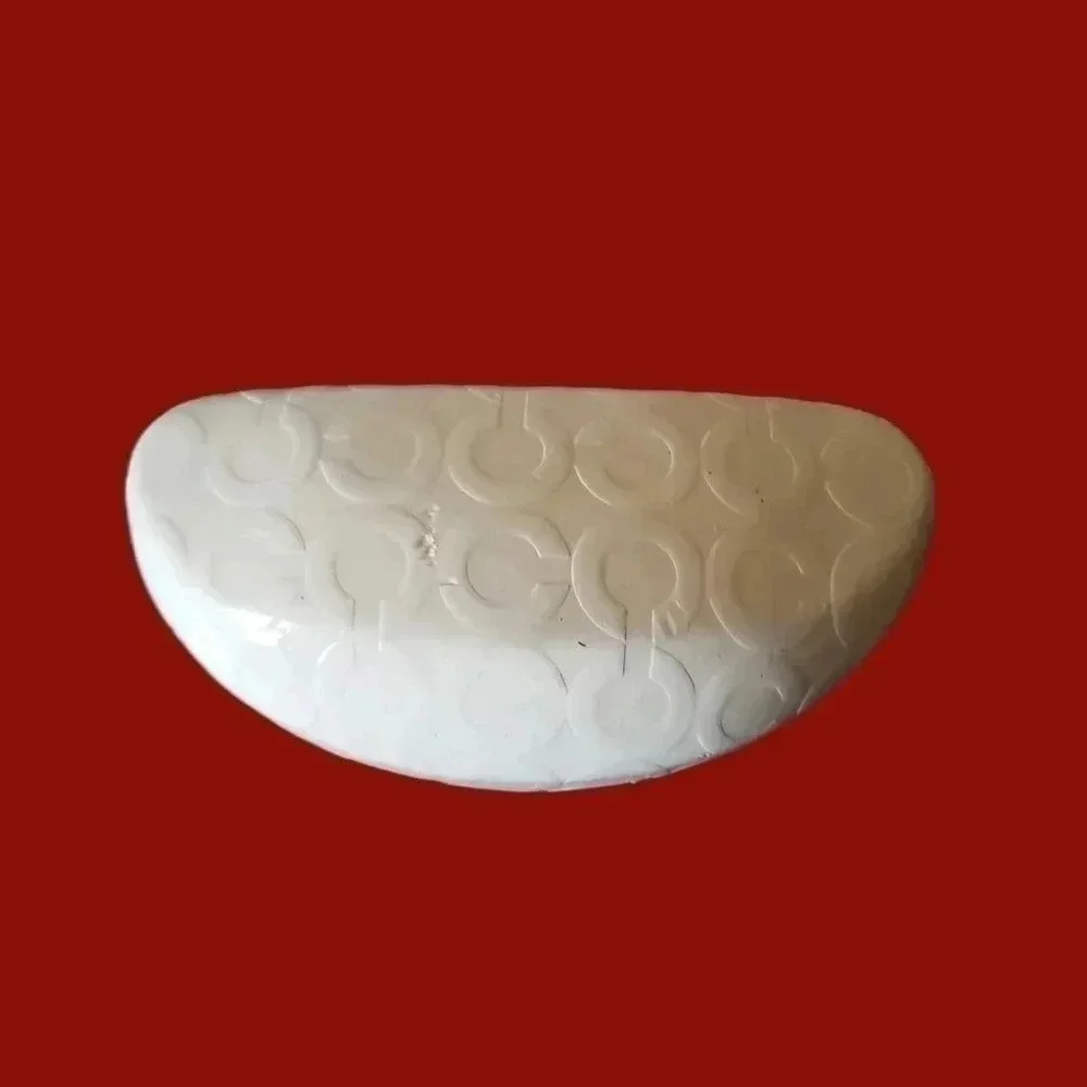 -Coach hardshell sunglass & eyeglass case ivory color